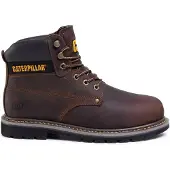 CAT Powerplant Braun Arbeitsschuhe Sicherheitsstiefel Stahlkappe S3 Gr. 43