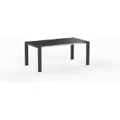 Möbilia OLYMPIA Oslo Gartentisch Edelstahlgestell Anthrazit