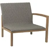 Stern Leah Lounge Seitenelement Armlehne Links Teak/Rope