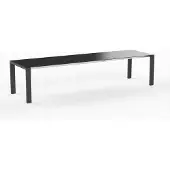 Möbilia OLYMPIA Oslo Ausziehtisch Edelstahl Anthrazit 2 Einlagen 60 cm