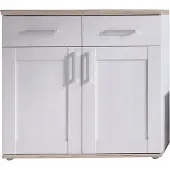 Die Möbelfundgrube Schuhschrank Sibiu Lärche 96 x 91 cm 2-türig - ROMANCE