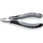 Knipex Elektronik-Seitenschneider ESD mit durchgestecktem Gelenk mit Mehrkomponenten-Hüllen 130 mm