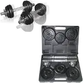 Toorx Cast iron weight dumbbells set with case 0.75-15 kg