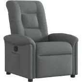 vidaXL Relaxsessel Dunkelgrau Stoff