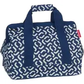 Reisenthel allrounder M, Reisetasche, Sporttasche, Schultertasche, Doktortasche, Tasche, Polyestergewebe, Signature Navy, 18 L, MS4073