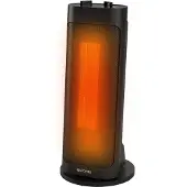 Auronic Heizlüfter Pro – 2000W – Keramik-Heizlüfter mit einstellbarem Thermostat und Timer – 2 Wärmestufen - Oszillierend - Elektroheizung - Tragbar – Schwarz