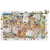 Djeco -Wimmelpuzzle: Die Burg - 100 Teile