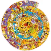 Djeco -Wimmelpuzzle: Unsere Geschichte + booklet - 350 Teile