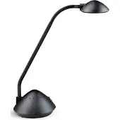 MAUL Tischleuchte MAULarc LED 3.000 K Standfuß schwarz