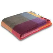 Biederlack Plaid "Soft Impression im Doubleface-Look", Wolle-Kaschmir-Mix