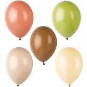 Papstar 10 Luftballons Ø 25 cm farbig sortiert "Natural"