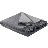 Biederlack Plaid "Soft Impression im Doubleface-Look", Wolle-Kaschmir-Mix