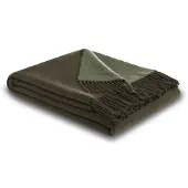 Biederlack Plaid "Soft Impression im Doubleface-Look", Wolle-Kaschmir-Mix