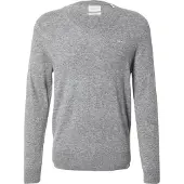 Gant Herren Strickpullover, V-Neck, Wolle - EXTRAFINE LAMBSWOOL V-NECK Grau Melange / 2XL