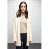 Street One Cardigan lang und in Federgarn-Qualität, offen