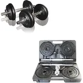 Toorx Cast iron weight dumbbells set with case 1.5-20 kg