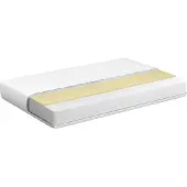 Beliani Matratze Weiß Memory Foam 120 x 200 cm Mittelfest Abnehmbarer Bezug für Doppelbetten Schlafzimmer Ausstattung