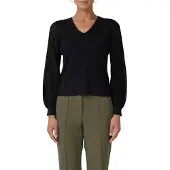 s.Oliver Black Label Strickpullover mit semitransparenten Ärmeln