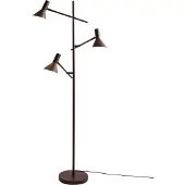 It´s about RoMi Stehlampe Izmir, rot, für Wohn- / Esszimmer, Metall, Modern, Stehlampe