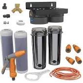 Alapure Autowaschset fleckenfrei mit patentiertem Durchflusssystem und Filter, Gardena-Kupplung, 8 bar, 3/4"-Anschluss
