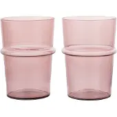 Ferm Living Wassergläser Boya Tall Mauve 450 ml (2er-Set)