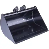 Scheppach Böschungslöffel für Minibagger EXC815 | 530 mm Breite | ca. 18,5 L Volumen | 0,0185 m³ | einfache Montage