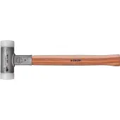 Kwb Schonhammer Supercraft, Holzstiel, Hell, 40 mm Latten-Hammer mit magnetischem Nagel-Halter, zwei komponentengriff, DIN 7239 schwarz-rot