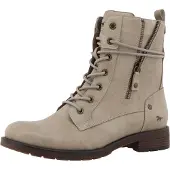 Mustang Shoes Winterstiefelette "Elfi" Winterstiefel mit Reißverschluss und markanter Schnürung