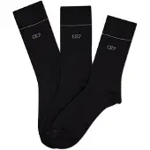 Cr7 Kurzsocken CR7 "Socken 10er Pack", Herren, Gr. 40-46, schwarz, Obermaterial: 47% Baumwolle CO. 45% Polyester PES. 7% Nylon NY. 1% Elasthan EL., Socken Kurzsocken