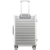 Alumaxx Reisetrolley mit Vollalukoffer silber