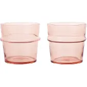 Ferm Living Wassergläser Boya Low Blush 300 ml (2er-Set)