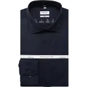 Seidensticker Hemd 01.650400 Dunkelblau Slim Fit