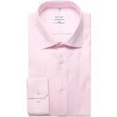 Seidensticker Businesshemd "Schwarze Rose", Herren, Gr. L (41), normale Ärmellängen, rosa (rosé), 100% Baumwolle, unifarben, slim fit, 2-Knopf-Manschette, Hemden Businesshemd, Slim 1/1 Kentkragen Uni