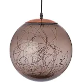 Annas collection Ball Smokey 125 LED Flash 25 cm Classic Warm