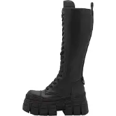 Buffalo Damen Schnürstiefel Gospher Lace Up Hi schwarz