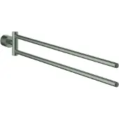 GROHE Handtuchhalter Atrio 40888 2-armig satin steel, 40888MS0 40888MS0