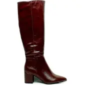 Mexx Stiefel Pluck Mila mit Absatz Damen Dark Cognac-Schuhgröße 42