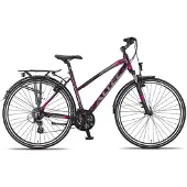 Altec Cityräder Damen Legarda 28 Zoll 49 cm Damen 24G Felgenbremse Violett