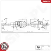 ESEN SKV Antriebswelle 40SKV205