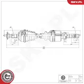 ESEN SKV Antriebswelle 40SKV083