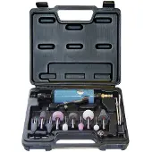 Güde Druckluft Einhandstabschleifer Set 15-tlg. 6mm Spannzange inkl. Koffer