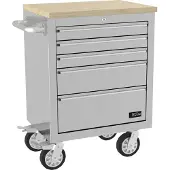 Güde Werkstatteinrichtung Werkstattwagen Werkbank Werkzeugschrank GW 5 INOX