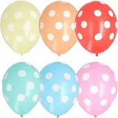 Papstar Luftballonsfarbig sortiert Dots Dots