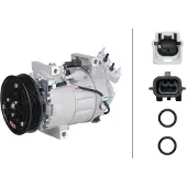 Hella Klimakompressor 12 V Ø 121 mm Thermo-Expertise für u.a. RENAULT LAGUNA