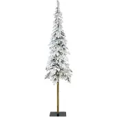 Everlands Alpenbaum schneebedeckt PE 180 cm grün/weiß (tweekleurig)