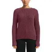QS Strickpullover mit Strickmuster und Rundhalsausschnitt