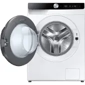 Samsung WD11DG6B85BK, Frontlader, Freistehend, Weiß, Links, Schwarz, Schwarz