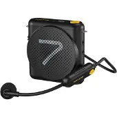 7Ryms Präsentationslautsprecher mit kabellosem Headset, schwarz