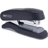 Rapesco Flat Clinch - 25 Blätter - Schwarz - 6 mm - 24 Heftklammern
