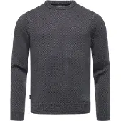Ragwear Strickpullover "Larrs" stylischer Herren Sweatpullover mit Rippbündchen